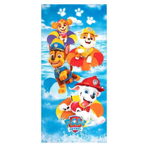 paw patrol towels